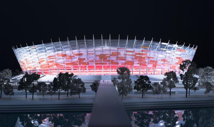 Евро 2012 Национальный стадион в Варшаве, Польша